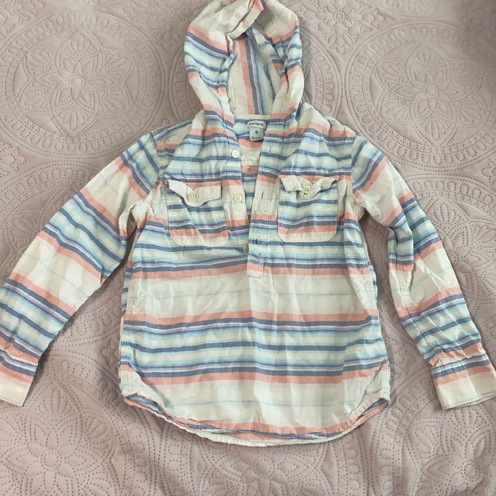 Carter’s Girls Striped Long Sleeve Size 8